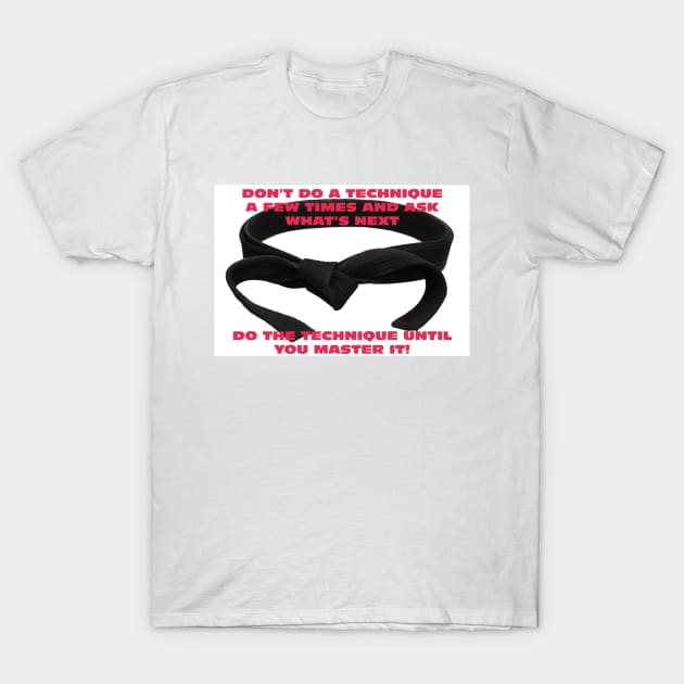 Black Belt T-Shirt by MartialScienceClothing